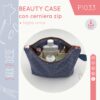 cover BLOG cartamodello beauty case con cerniera P1033 - sara poiese