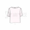 P1003-A-variante tshirt - cartamodello PDF minidress - Sara Poiese