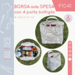 P1041 - cartamodello borsa della spesa - versione pdf - Sara Poiese