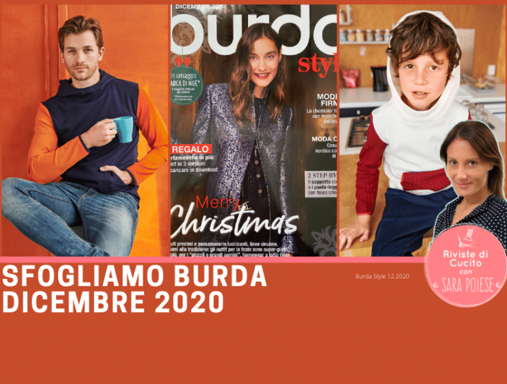 Sfogliamo insieme Burda 12 2020 | burdastyle December 2020 | burda Dicembre 2020 | con Sara Poiese